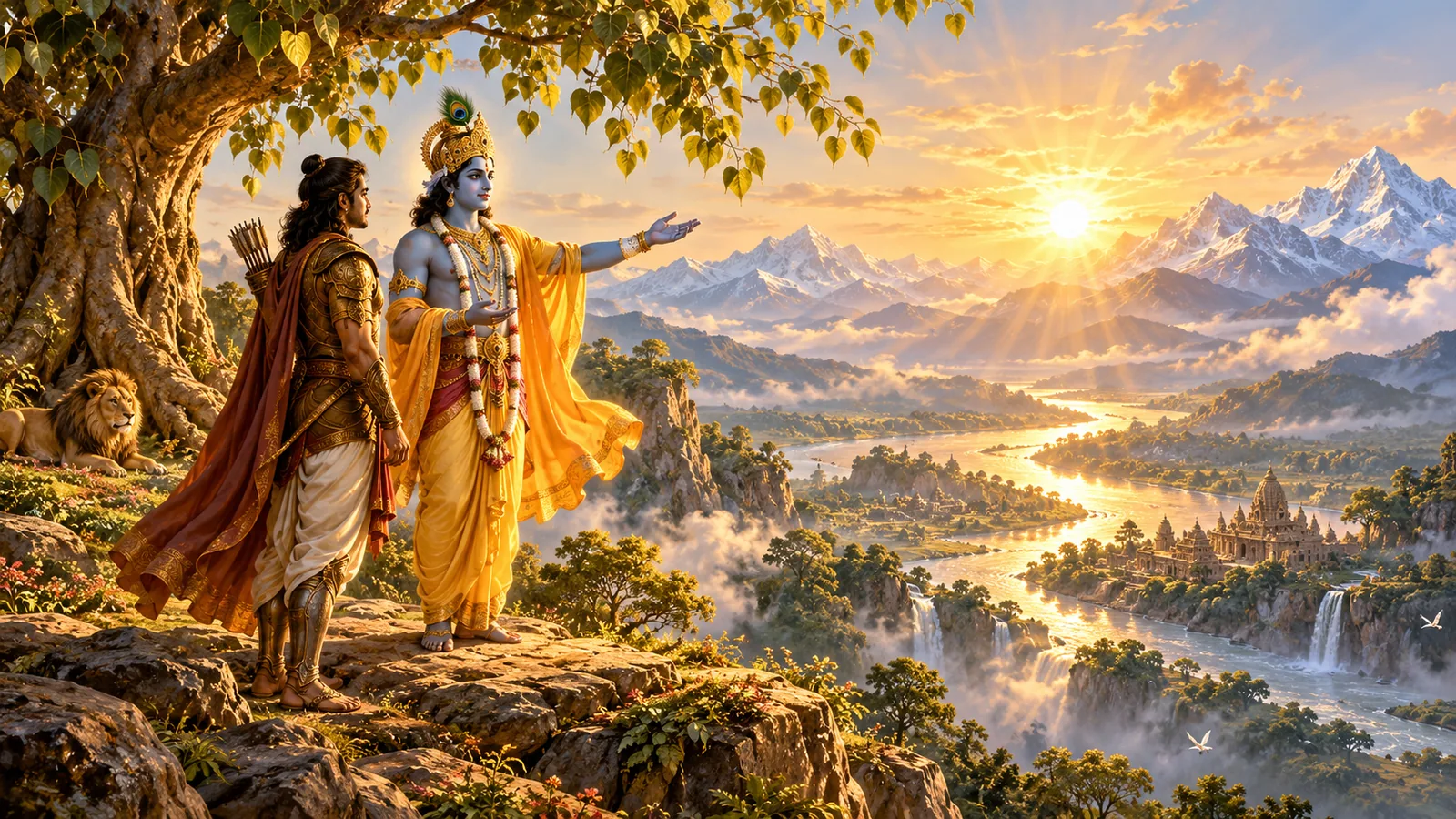 भागवत गीता अध्याय १० विभूति योग — परमात्माका दिव्य ऐश्वर्य र विभूतिहरूको भव्य चित्रण (Bhagavad Gita Chapter 10 Vibhuti Yoga in Nepali)
