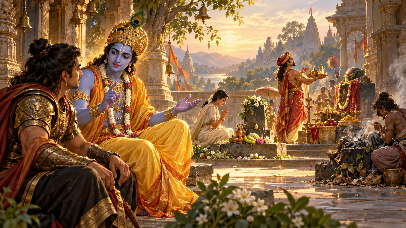 भागवत गीता अध्याय १७ श्रद्धात्रय विभाग योग — तीन प्रकारको श्रद्धाको चित्रण (Bhagavad Gita Chapter 17 Shraddhatraya Vibhaga Yoga in Nepali)